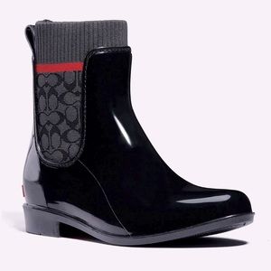 NEW Coach Rivington Rain Boots Women’s Size 8